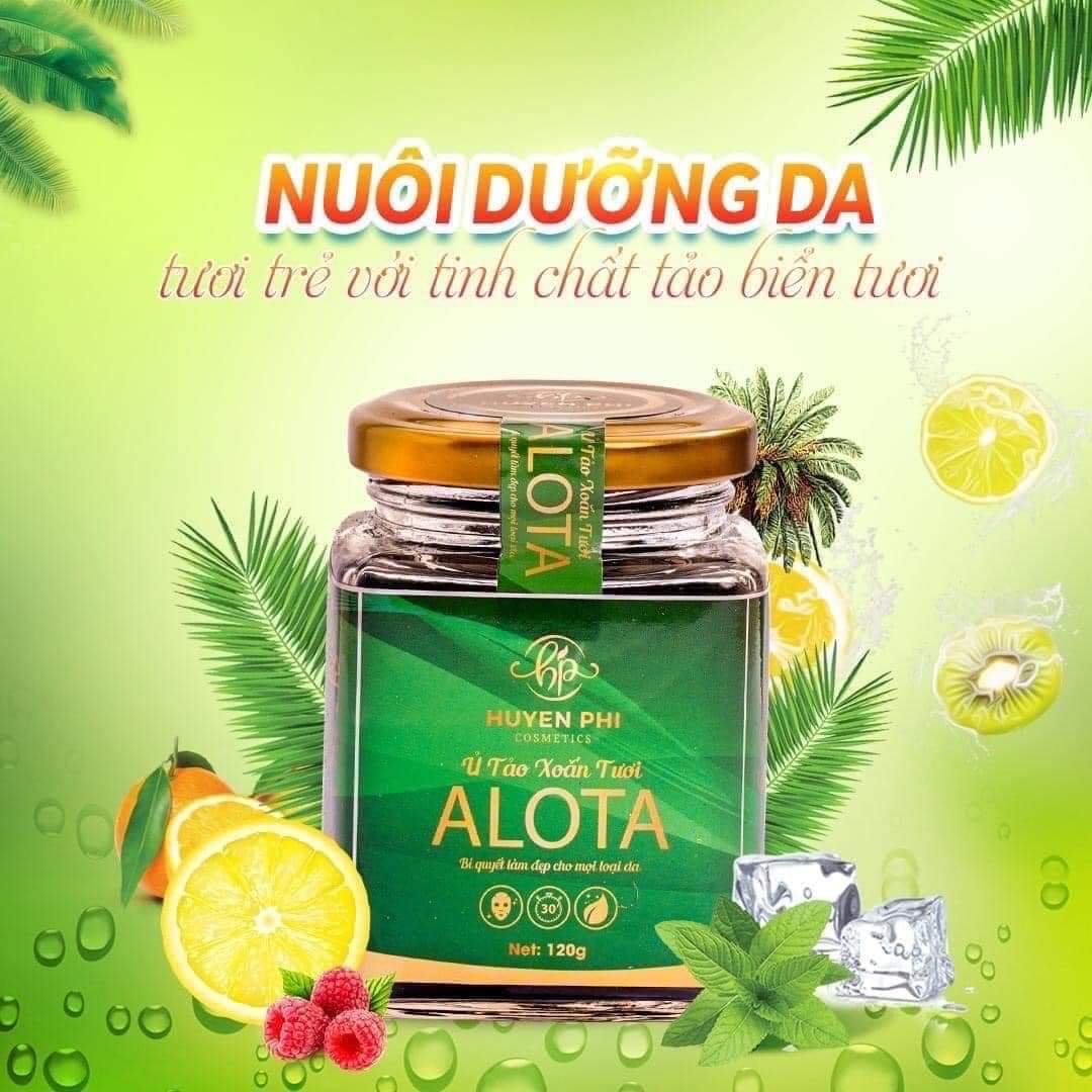 Ủ Tảo Alota Huyền Phi ( tặng kèm mút rửa mặt + cọ )