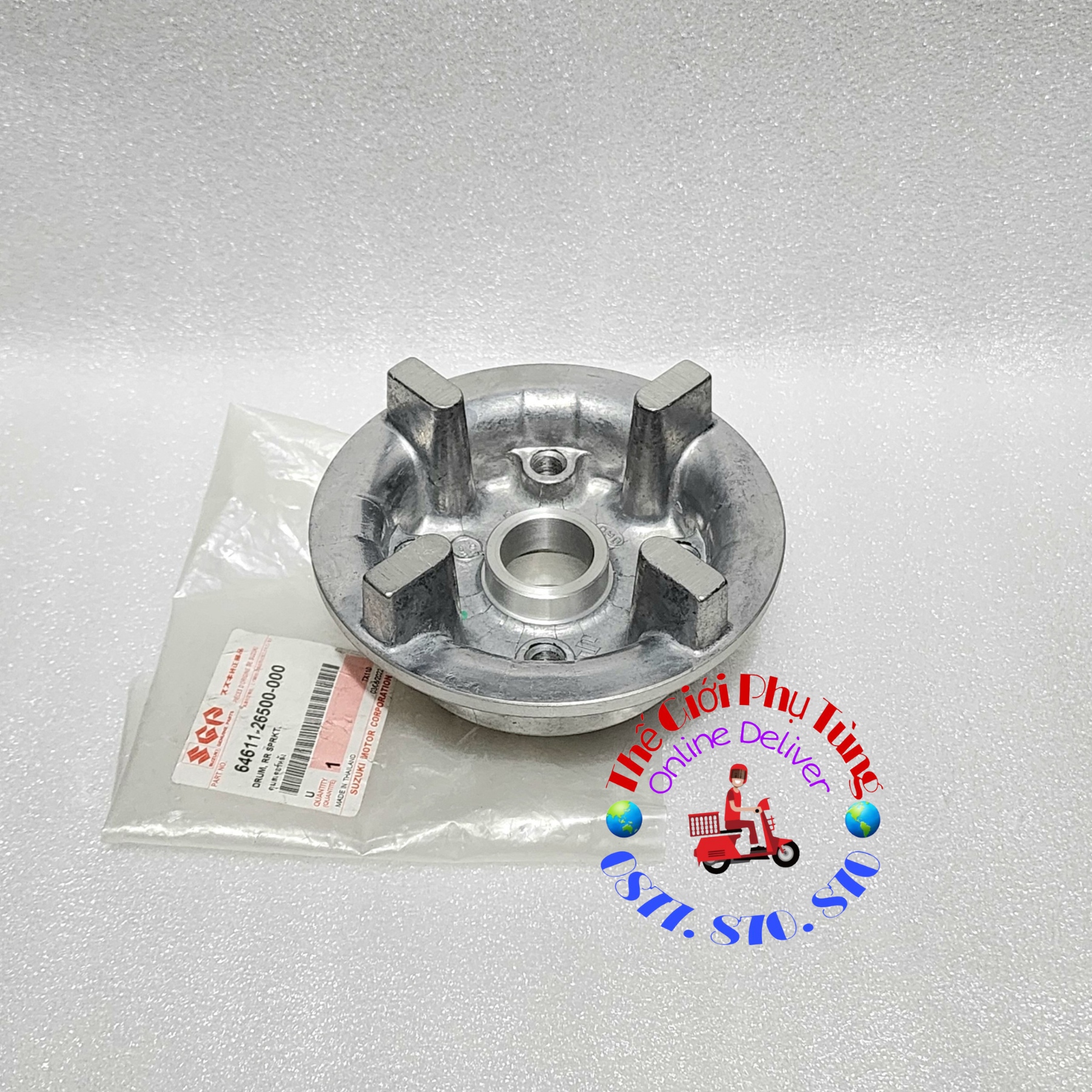 Cùi dĩa xipo, sport, rgv, satria zin suzuki thái lan - 64611-26500-000