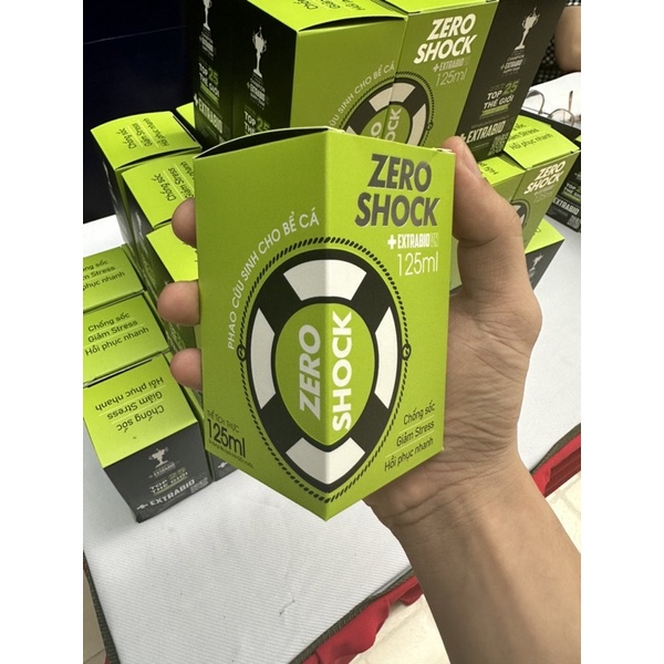 Extra Bio ZERO SHOCK - Chống Shock, Giảm Stress, Phục Hồi Nhanh Cho Cá Cảnh