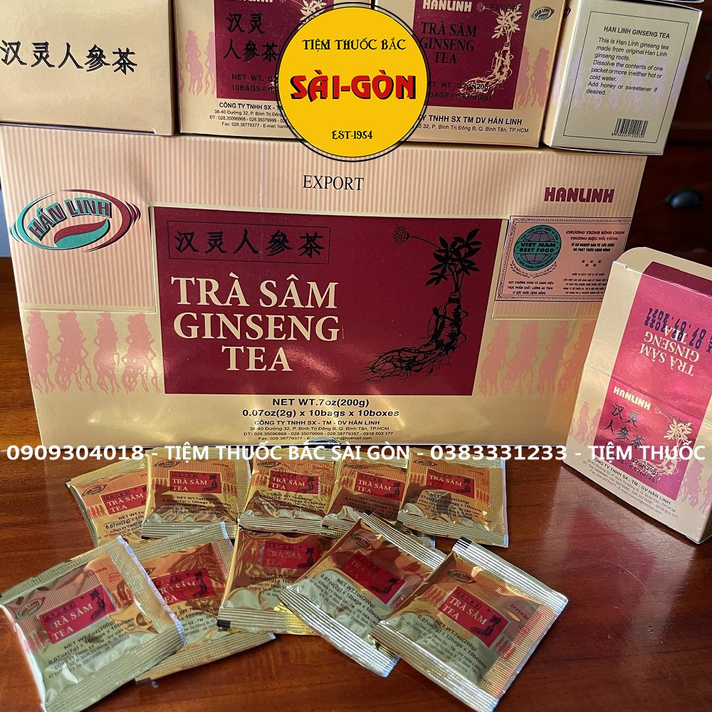 [HCM]TRÀ SÂM HÒA TAN HÁN LINH 100 GÓI
