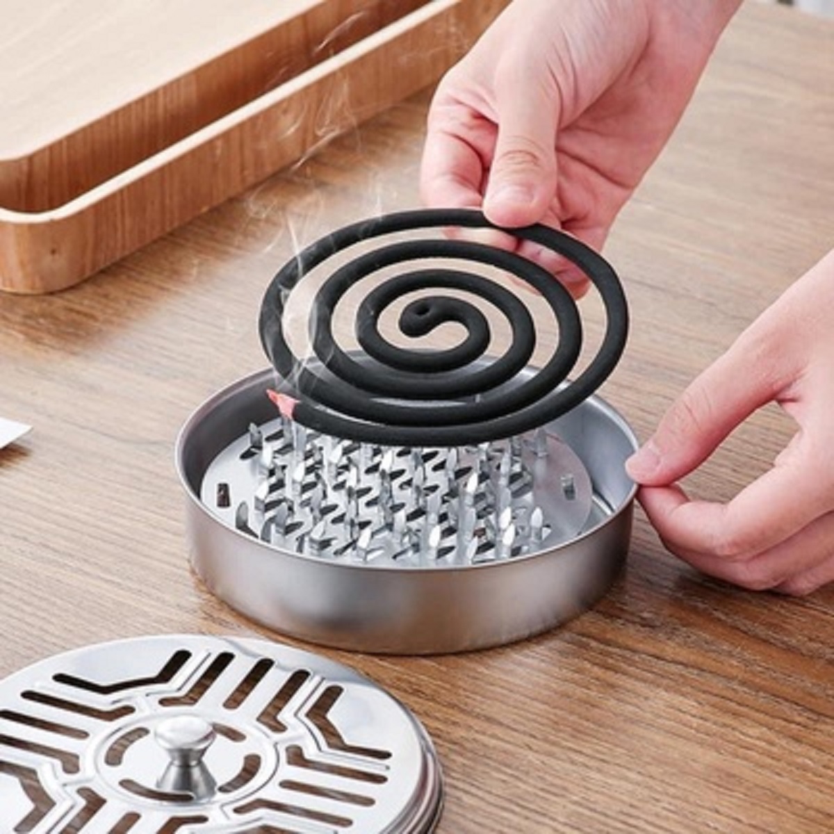 HỘP ĐỰNG NHANG MUỖI (SET 2 CÁI)