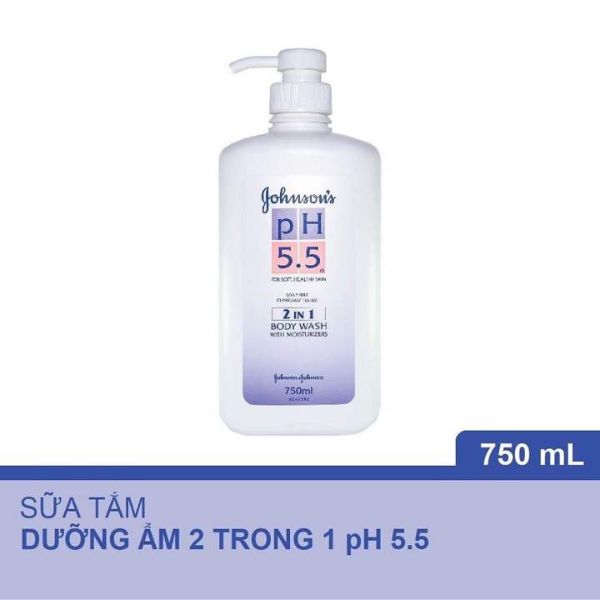 Sữa Tắm 2 Trong 1 Ph5.5 Johnson & Johnson 750Ml