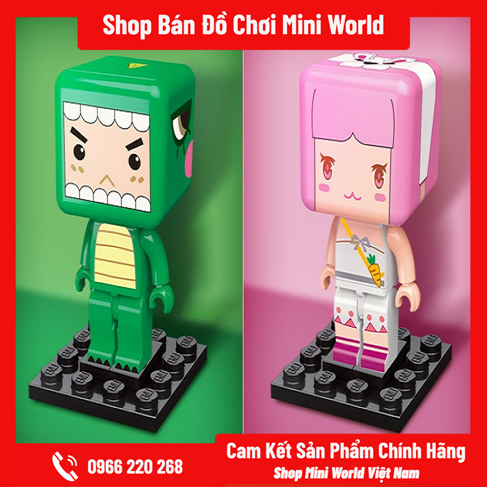 Mô hình Mini World Nhân Vật Bí Ẩn Series 1 [Trọn Bộ Gồm 8 Hộp]