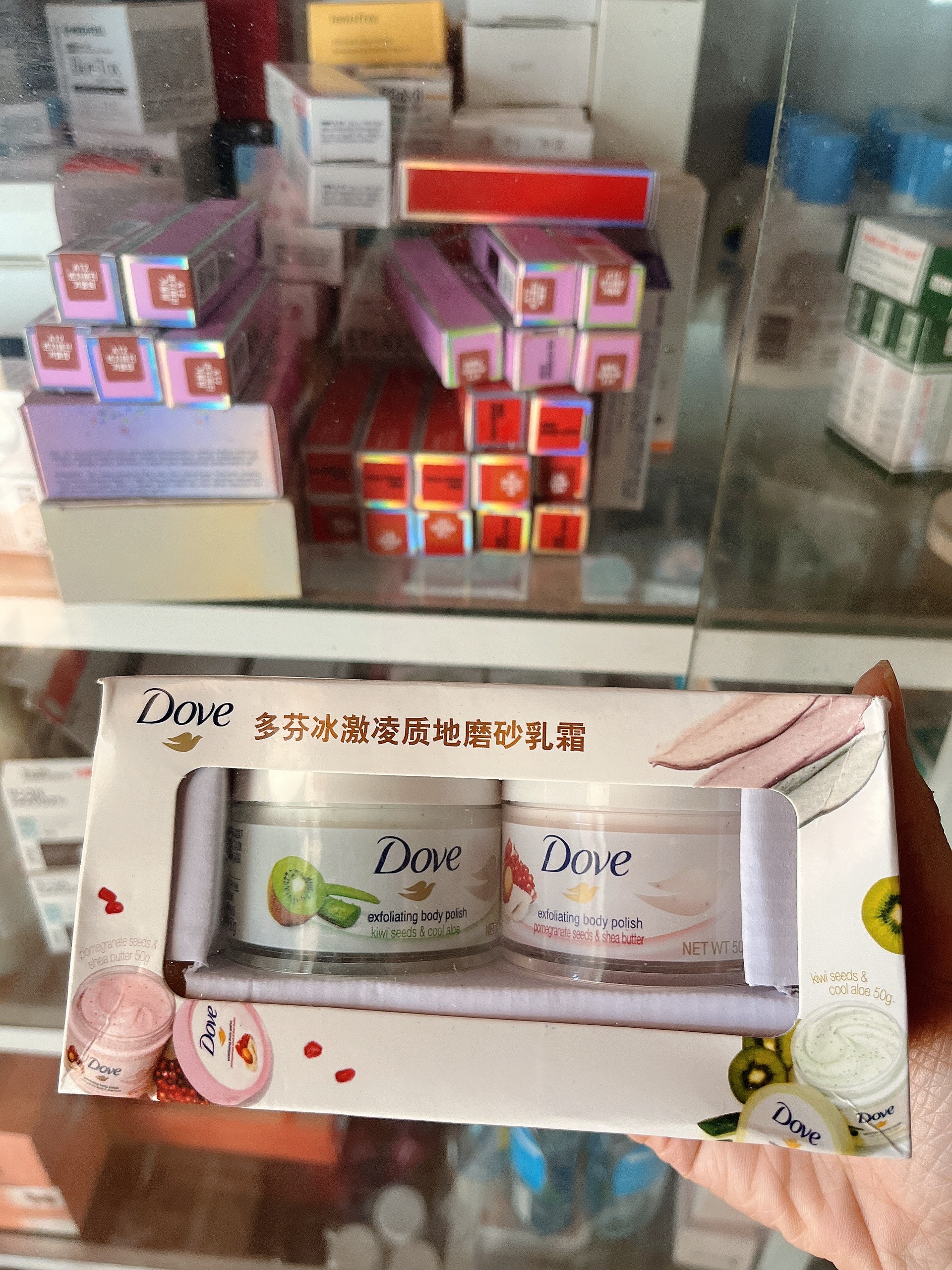 Set tẩy da chết dove