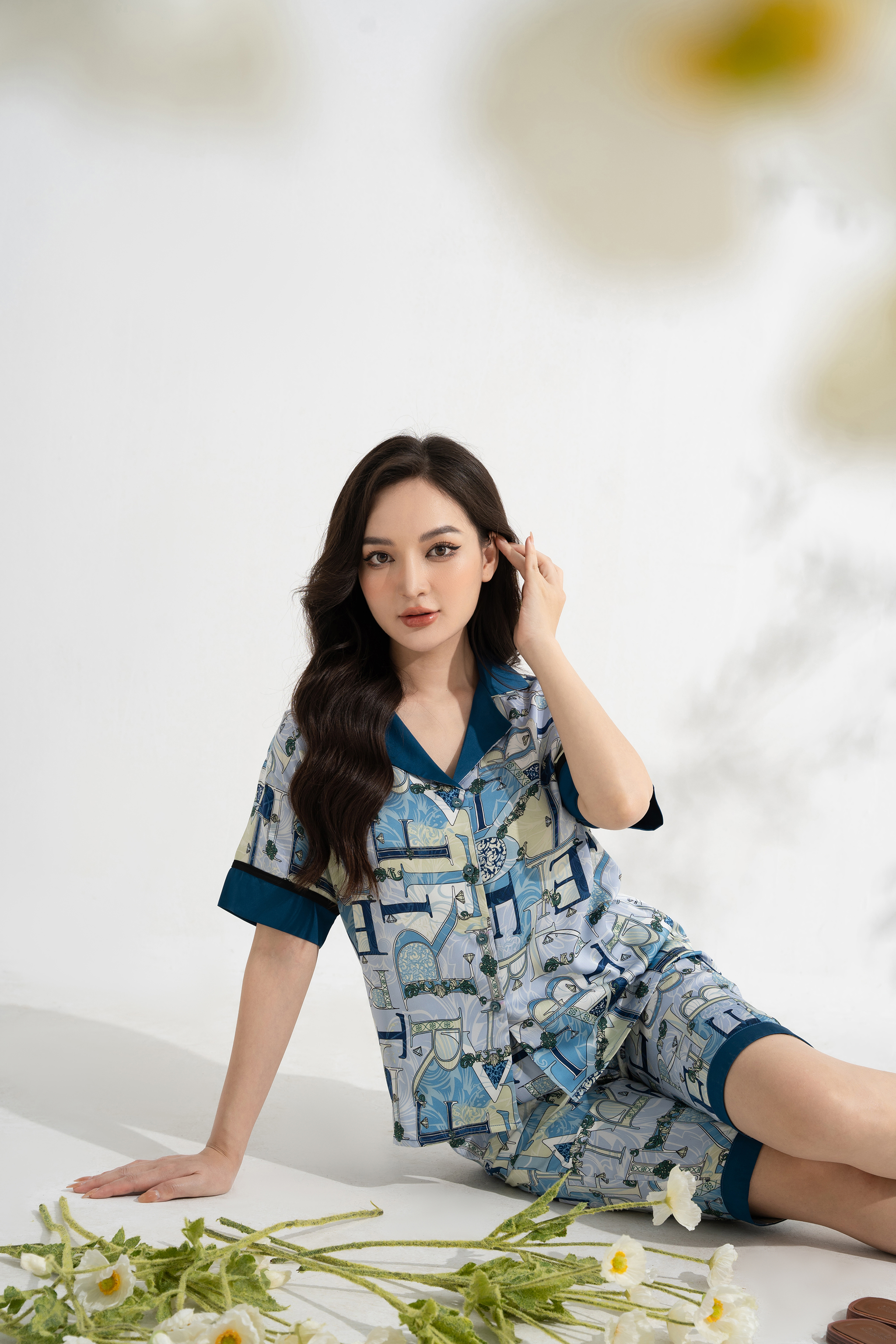 Bộ lụa mặc nhà cao cấp Ssecret mềm thoáng mát SXH231201
