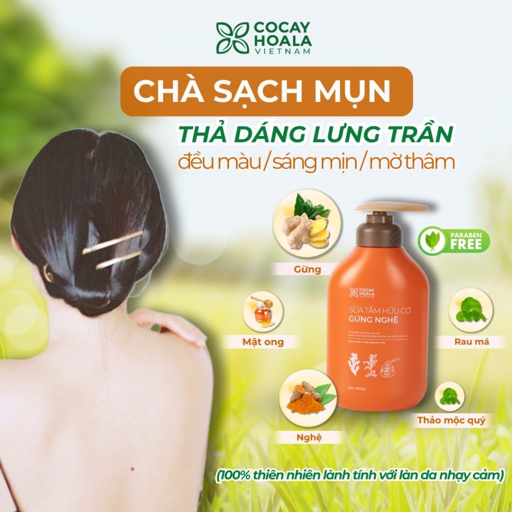 Herbal ginger herbal shower gel 500ml-new version