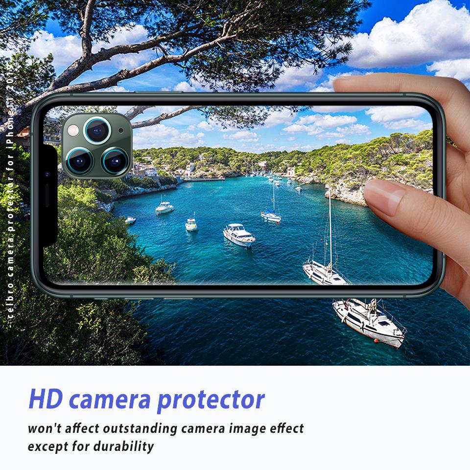 Bộ 2 Miếng Kính Cường Lực Cho Camera iPhone 11, Dán Kính iPhone 11
