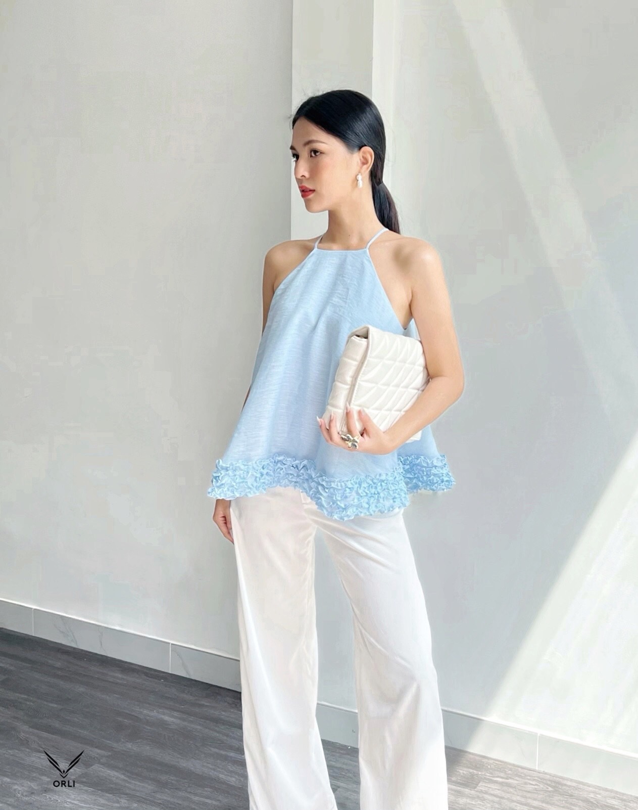 Quần tây trắng, White Trouser - ORLI LABEL