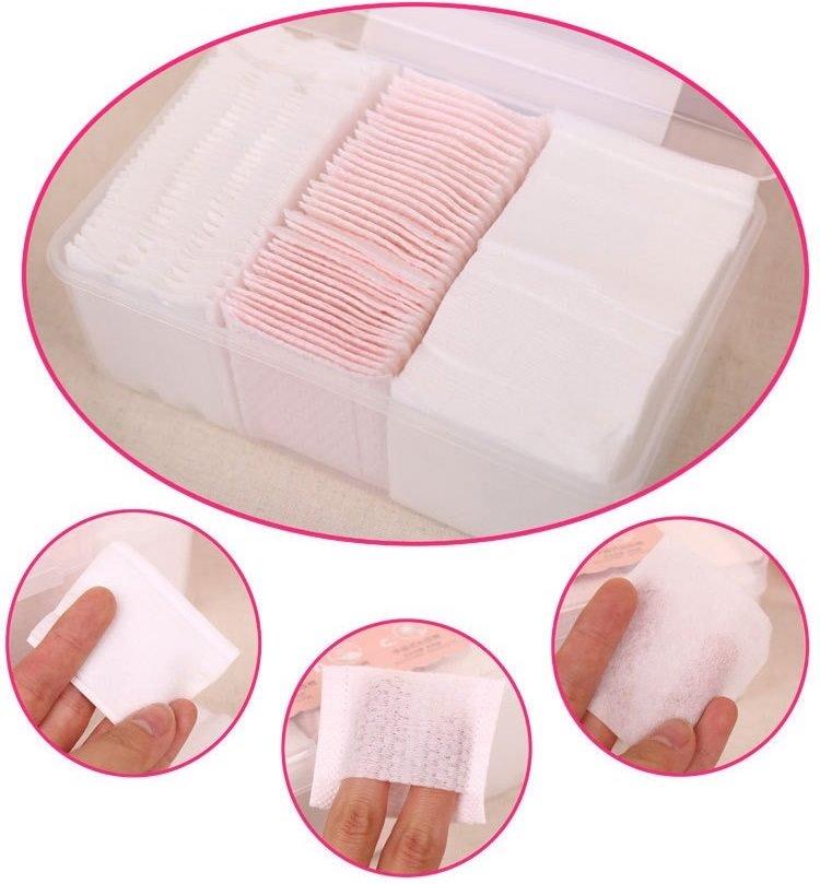 HỘP BÔNG TẨY TRANG ĐIỂM 320 MIẾNG
