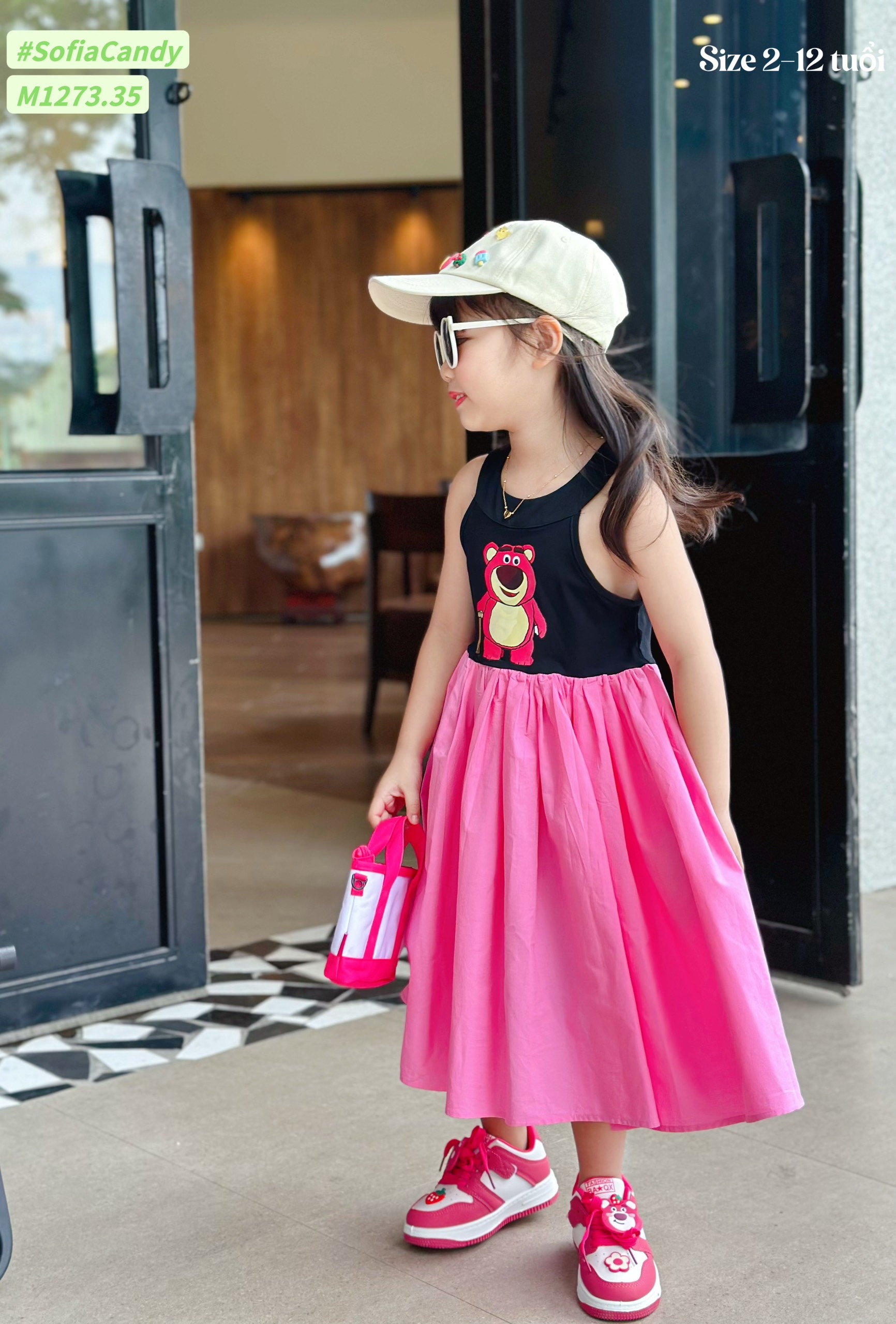 [NEW ARRIVAL] ĐẦM BÉ GÁI GẤU DÂY SIÊU XINH