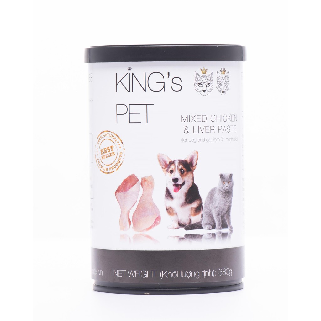 [HCM]PATE CHÓ KINGS PET VỊ GÀ