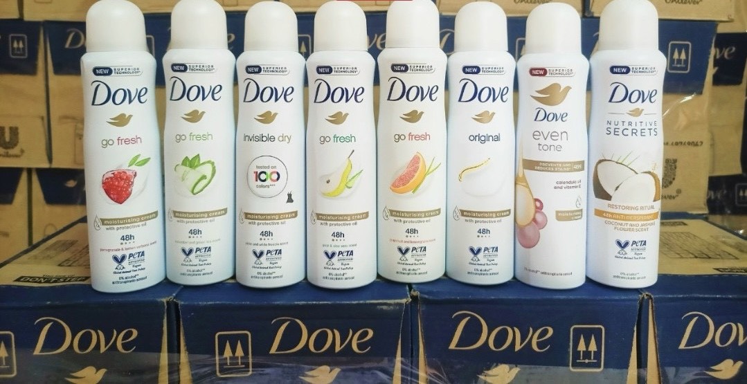 Xịt Khử Mùi Dove 48h  150ml