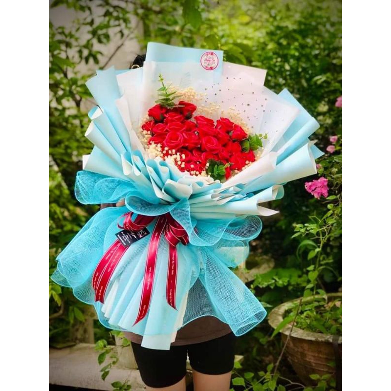 hoa sáp thơm 3 lớp