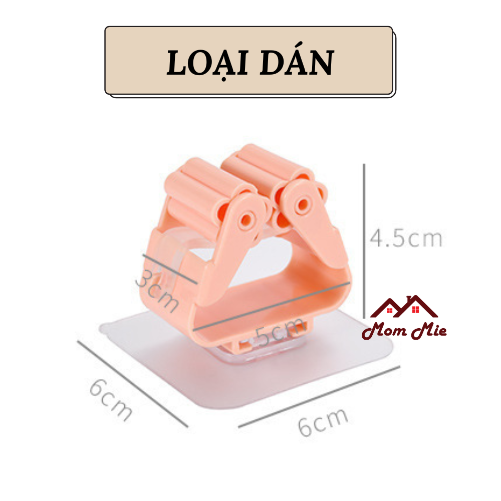 Móc kẹp treo cây lau nhà hít chân không - K064