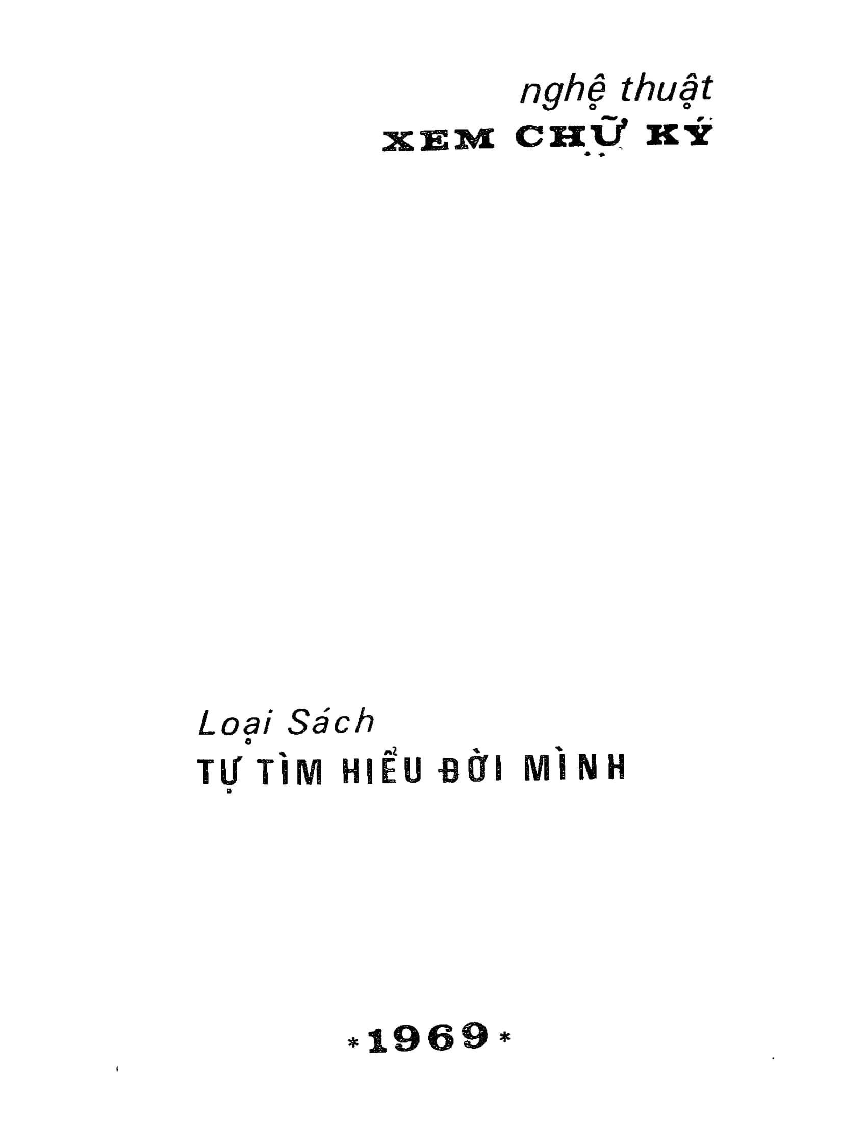 Sách Nghệ Thuật Xem Chữ Ký