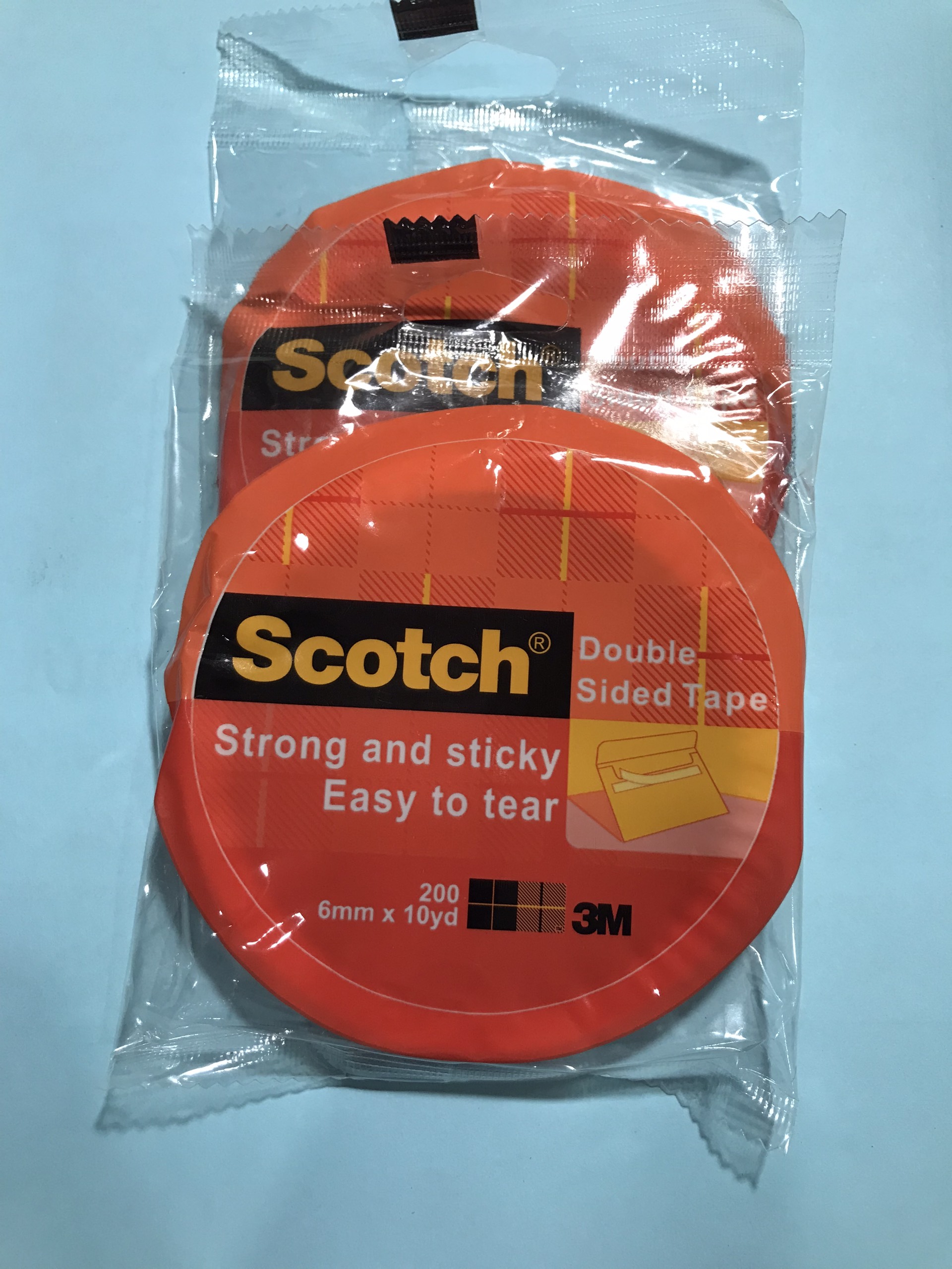3m scotch double sided tape băng keo 2 mặt 3m 6mm x 10yd