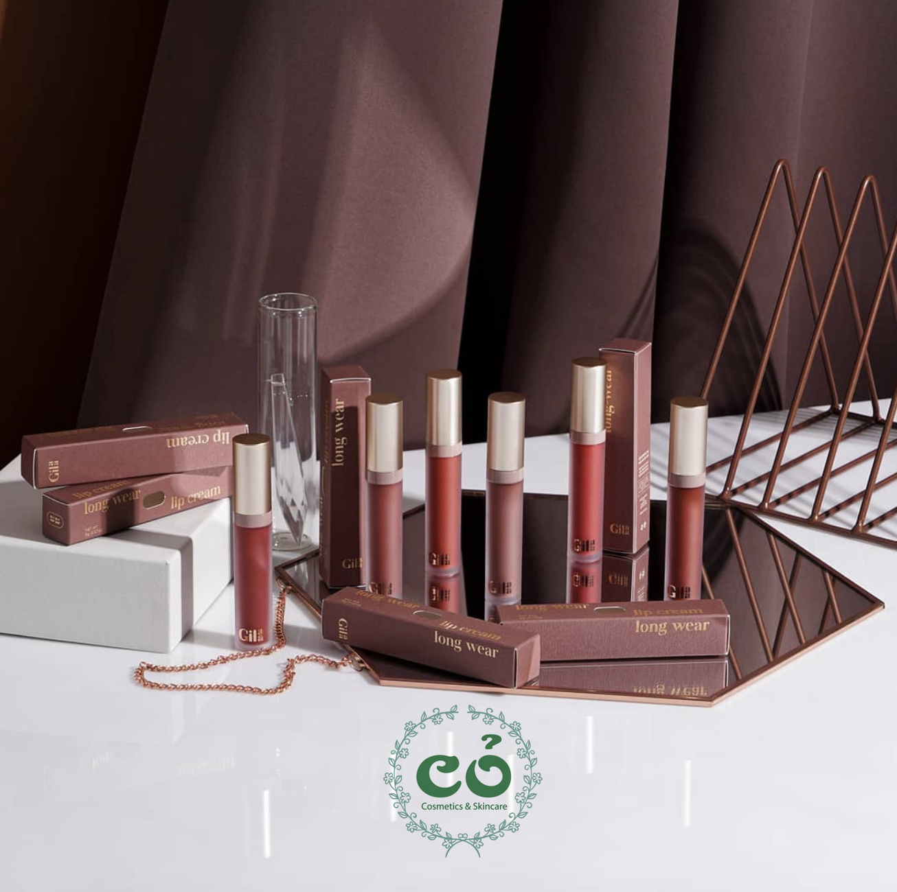 COMBO Son kem Gilaa Long Wear Lip Cream