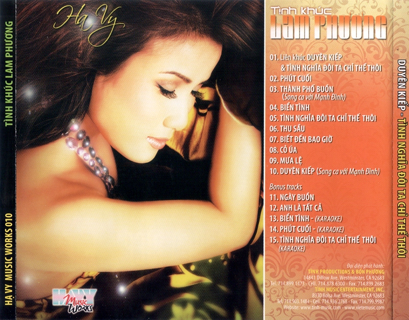 BỘ 5 đĩa CD Tình Khúc Lam Phương 2