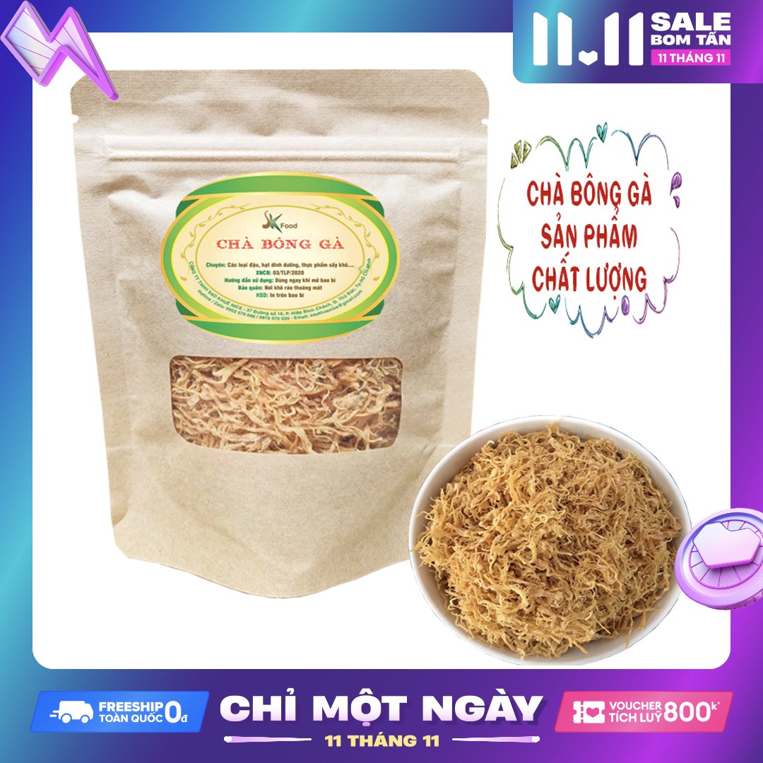 Chà Bông Cao Cấp Hiệu SK FOOD - Giá Dùng Thử 50G Siêu Rẻ