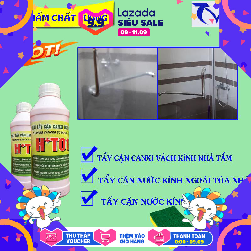 TẨY Ố MỐC KÍNH ĐẶC DỤNG H+T01