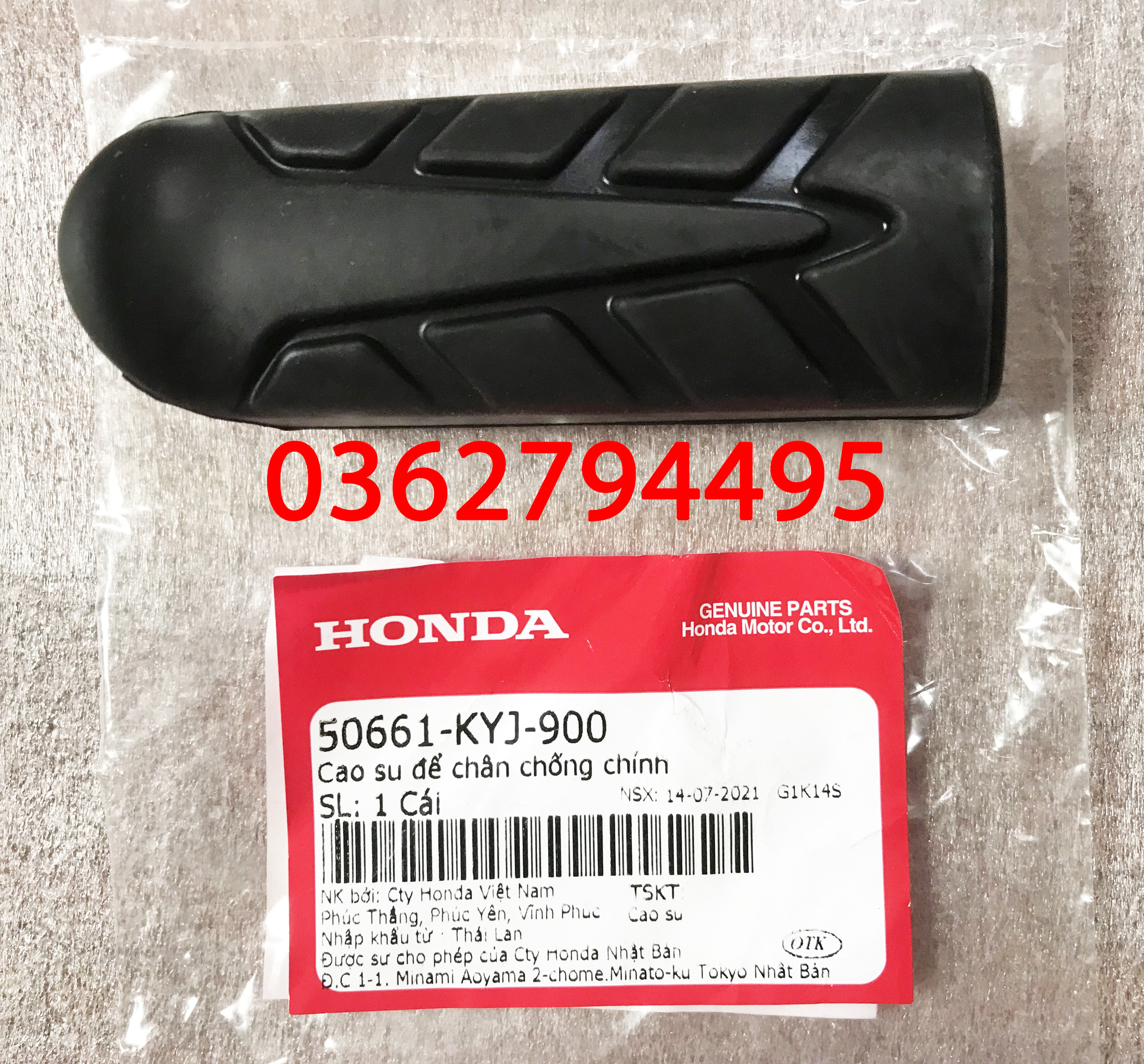 Cao su gác chân trước Winner X/Winner V3 Zin chính hãng Honda