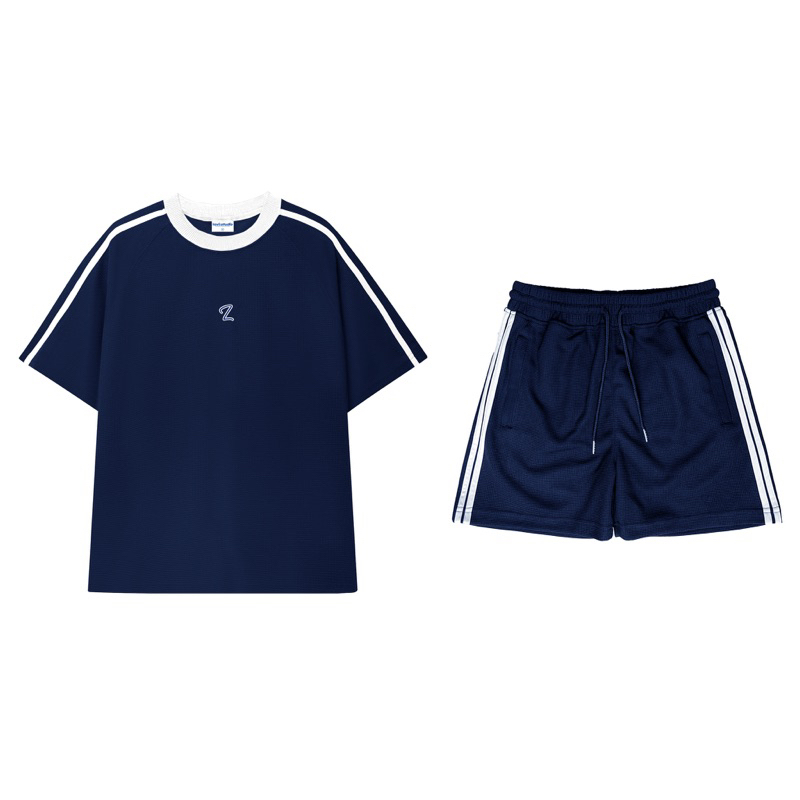 Áo thun Thêu Raglan Lavi Studio/ Waffle
