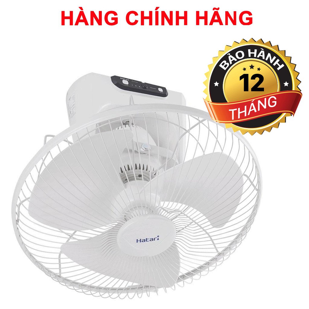 [HCM]Quạt đảo trần Thái Lan Hatari HT-C16R1 (có điều khiển)