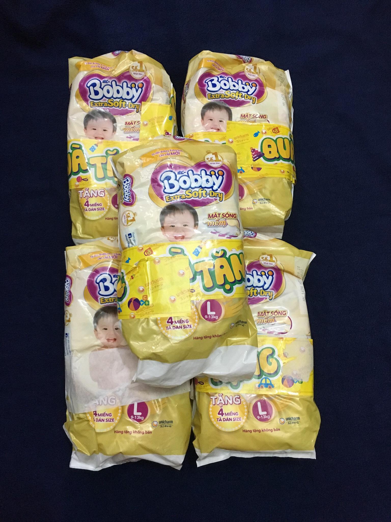 Combo 20 miếng tã dán Bobby cao cấp size L (9-13kg)