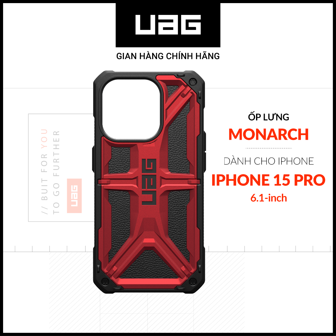 Ốp Lưng Chống Sốc UAG Monarch Cho iPhone 15 Pro [6.1 INCH]
