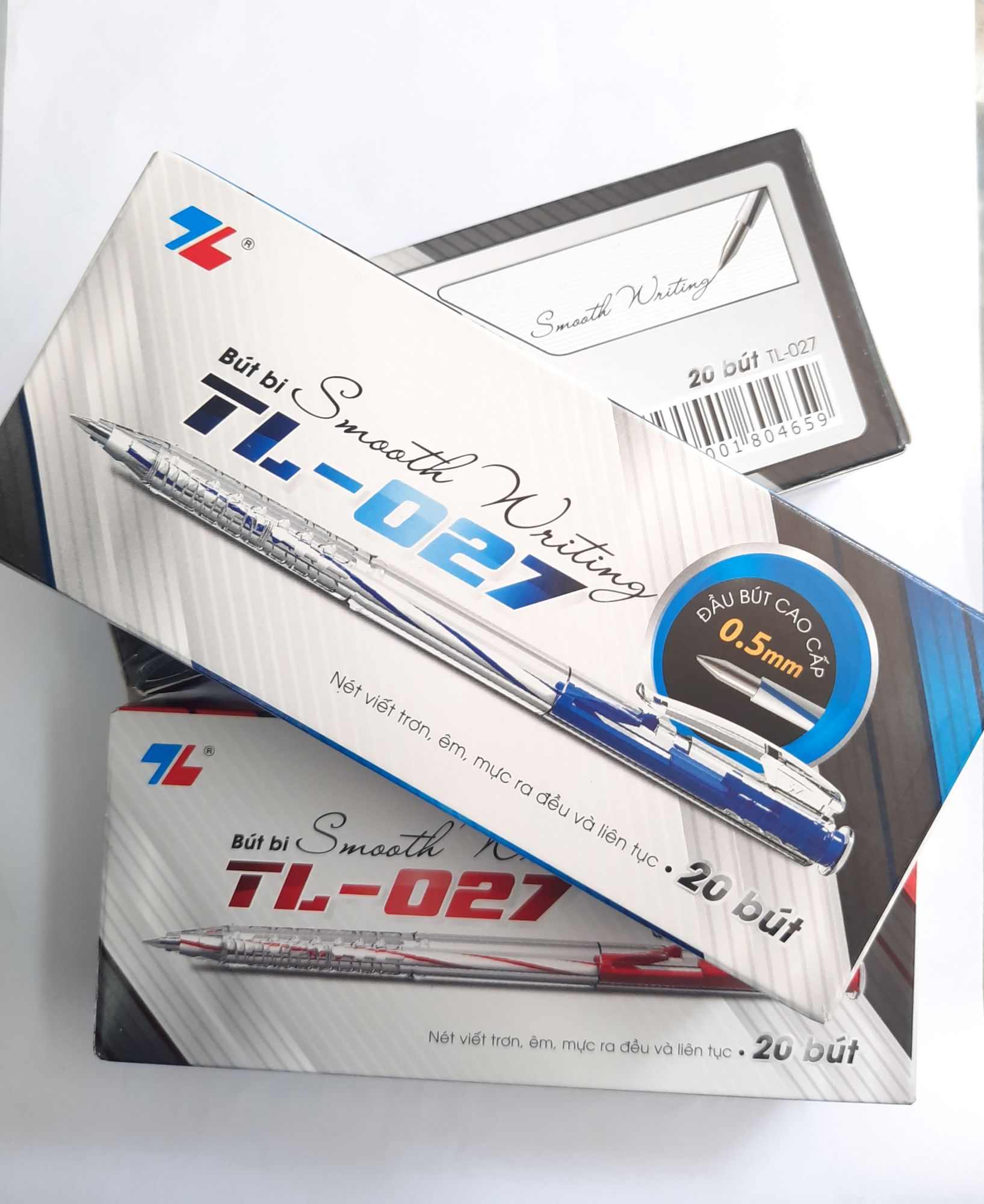 Hộp 20 cái bút bi Thiên Long 027 (hàng chính hãng)