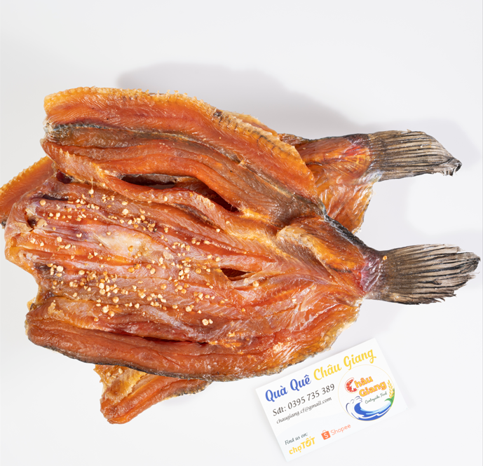 [6-7 con/kg] Khô cá lóc tiêu sọ Cà Mau (500g/gói)