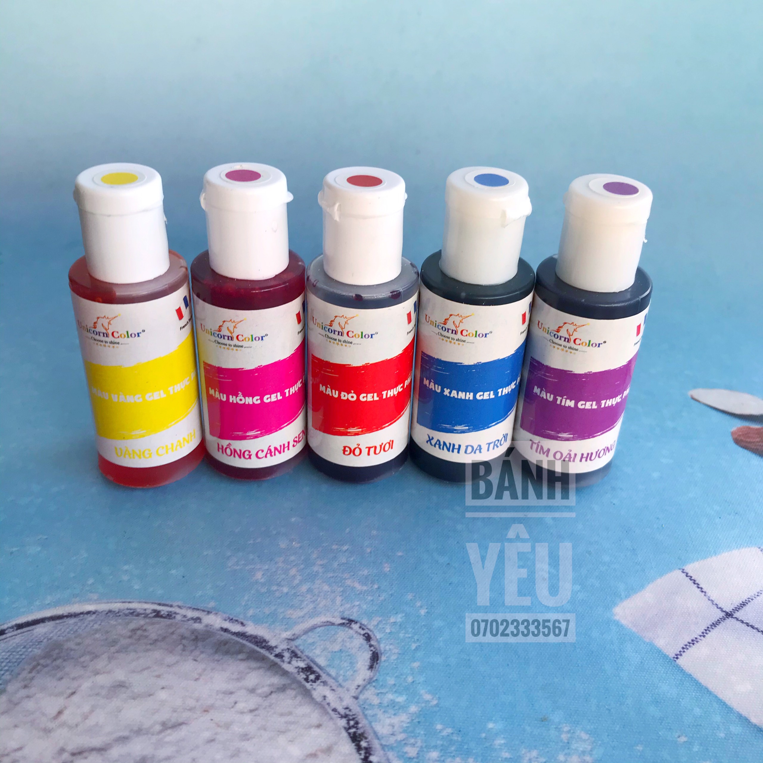 Màu gel thực phẩm Unicorn 28g màu trang trí bánh kem