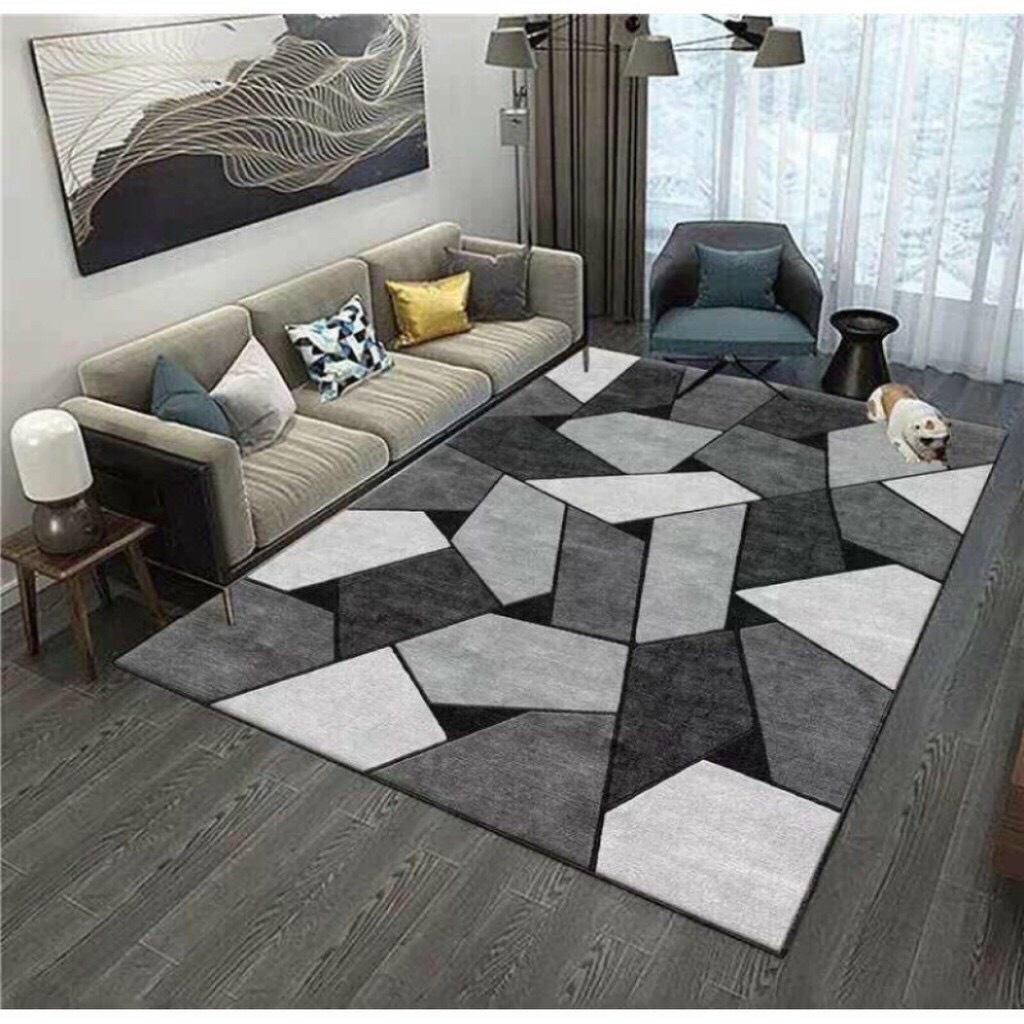 Thảm bali trải sàn phòng khách lót sàn phòng ngủ decor trang trí phòng sofa thảm 2mx3m 5D nỉ lì cao cấp