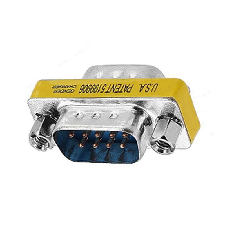 Đầu nối cáp RS232/DB9 1 đầu âm 1 đầu dương (Đầu jack nối DB9/RS232 1 đầu đực 1 đầu cái) 