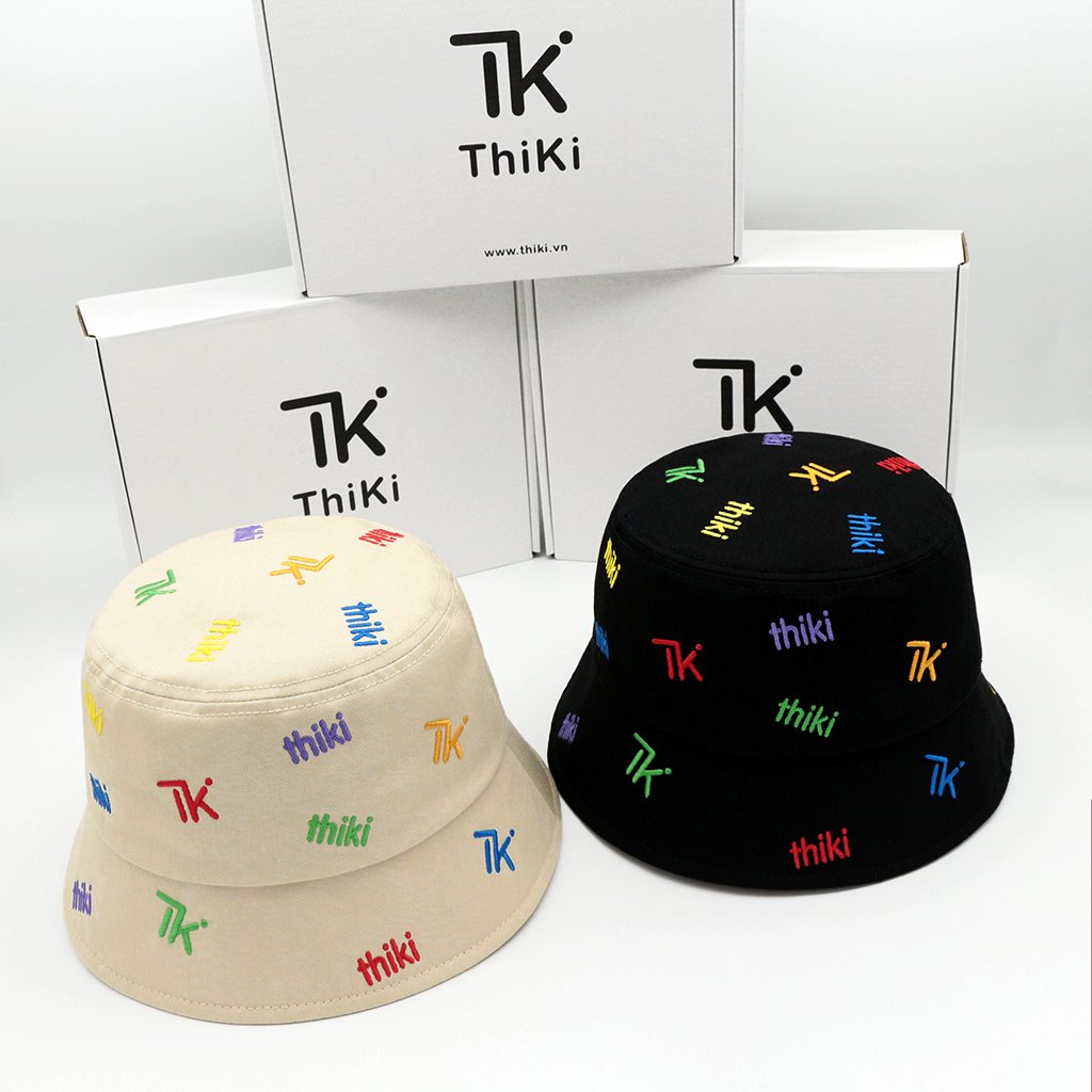 Nón Bucket Hippie Monogram THIKI