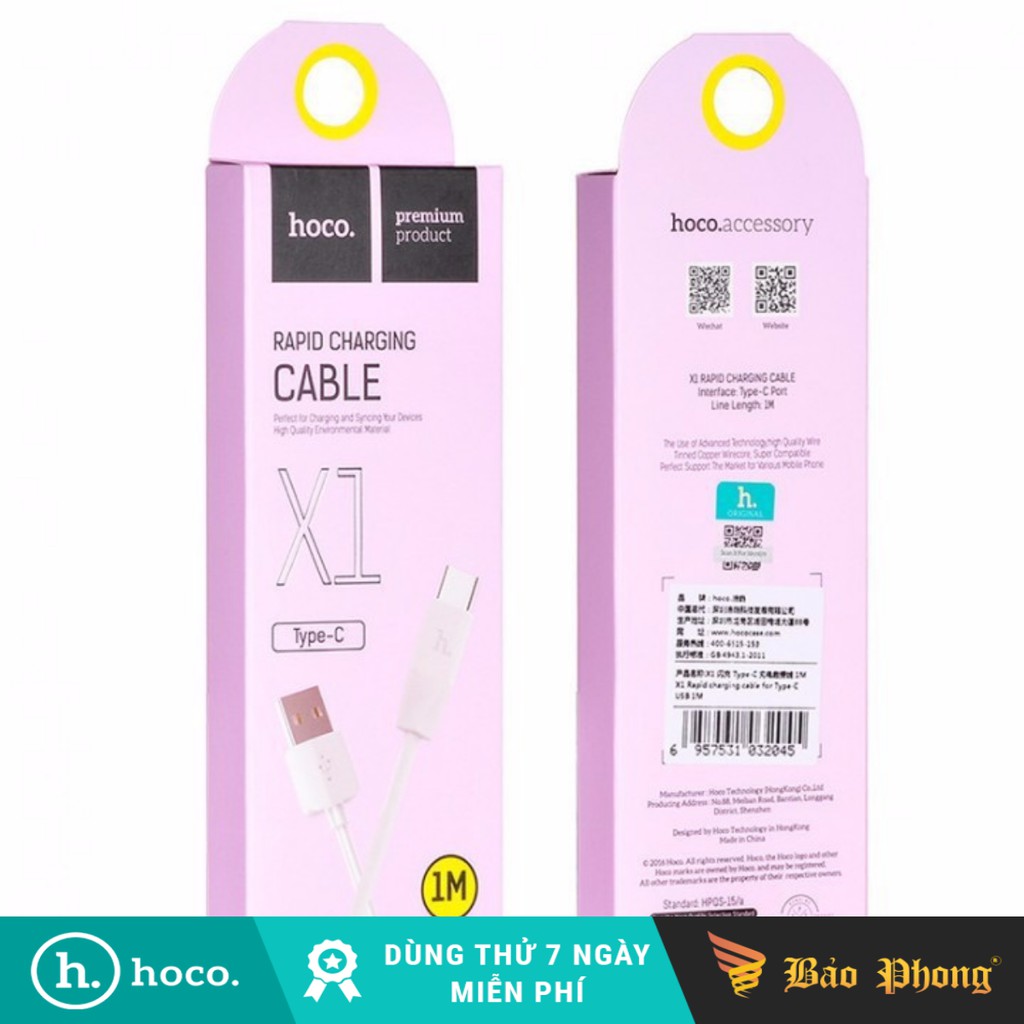 Dây Cáp Sạc chân TypeC / Micro / iPhone  HOCO X1