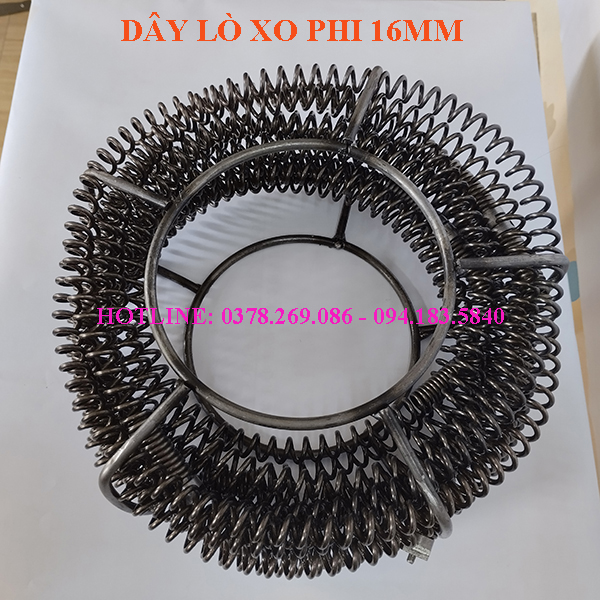 Dây thông cống lò xo Phi 16 dài 15m dùng máy khoan💰FREESHIP💰