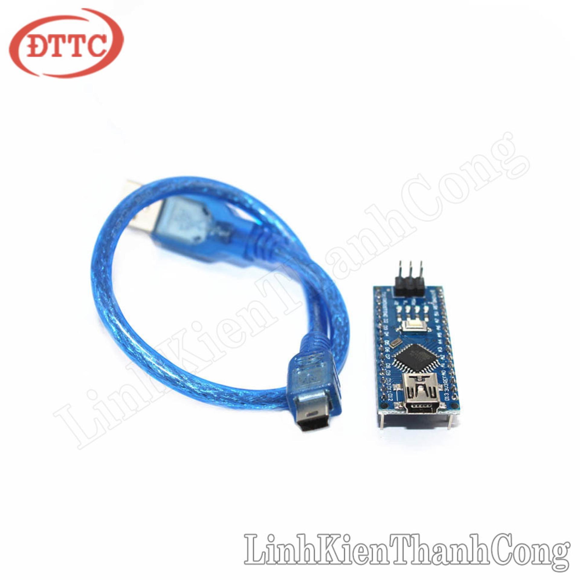 Kit arduino nano v3.0 - chip atmega328p + cáp usb
