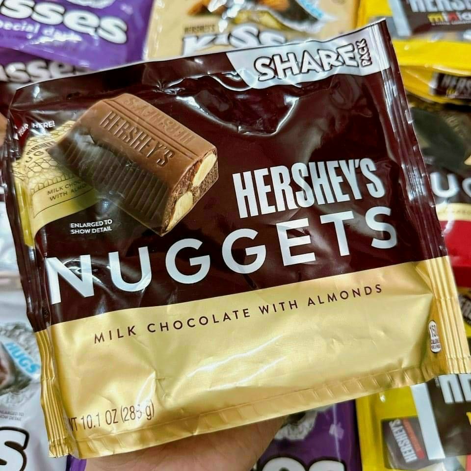 Kẹo Socola HERSHEY'S NUGGETS Mỹ 289gr - Date T7/2024