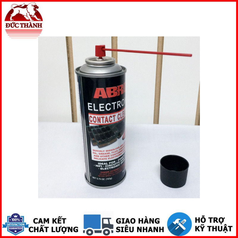 CHAI XỊT VỆ SINH LÀM SẠCH BO MẠCH ĐIỆN TỬ ABRO USA ELECTRONIC CONTACT CLEANER 163G