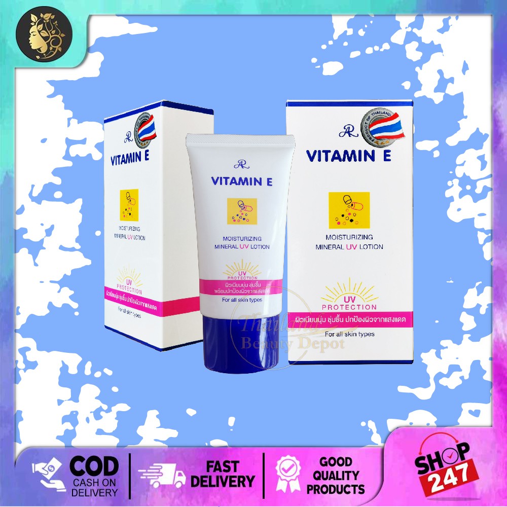 [mẫu mới-chuẩn Thái] Kem chống nắng Vitamin E Aron Thái Lan tuýp