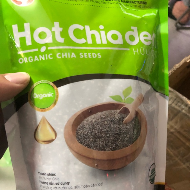 HCMHạt Chia Đen Hưu Cơ gói 500gr