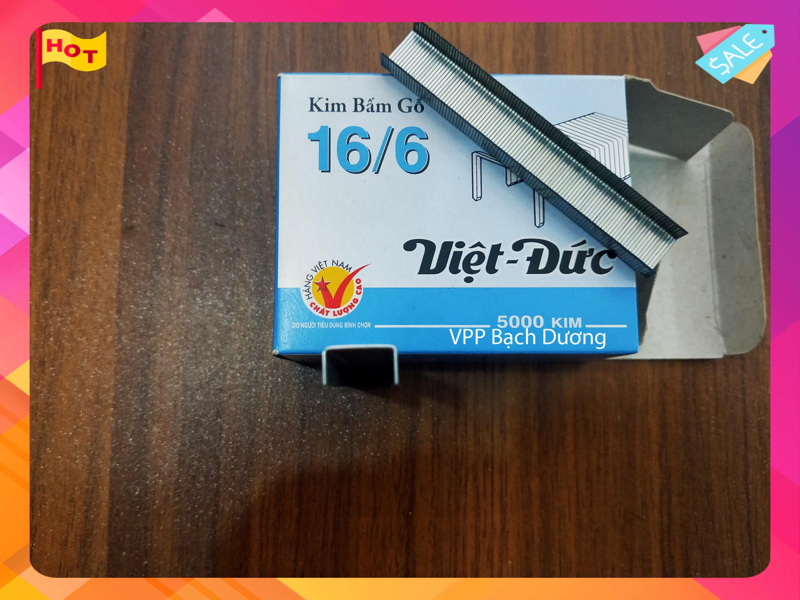 Kim bấm gỗ 16/6 Việt Đức - hộp/5000 kim