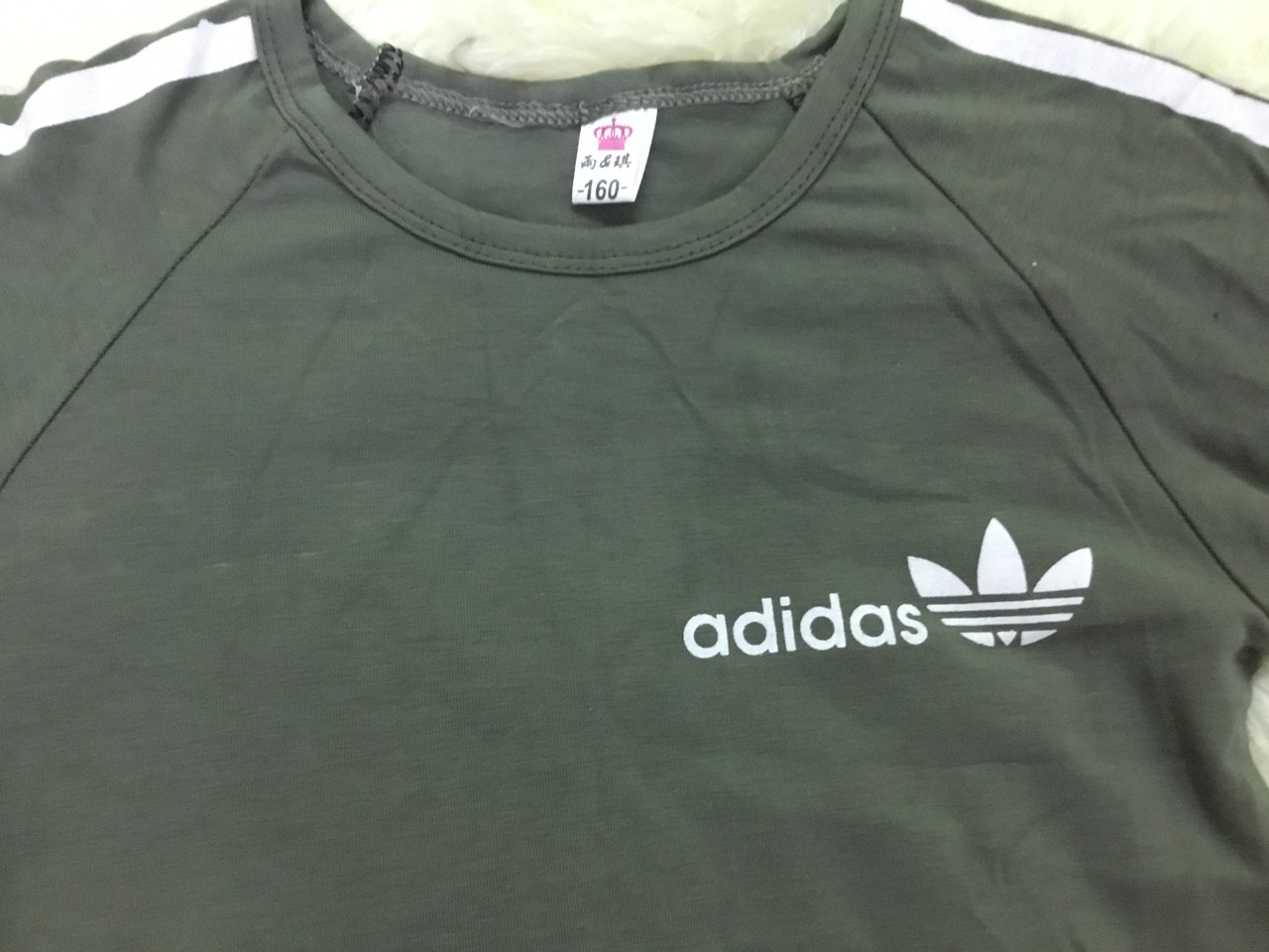 Đồ bộ thun coton Adidas dài bé trai và bé gái (10-20kg)