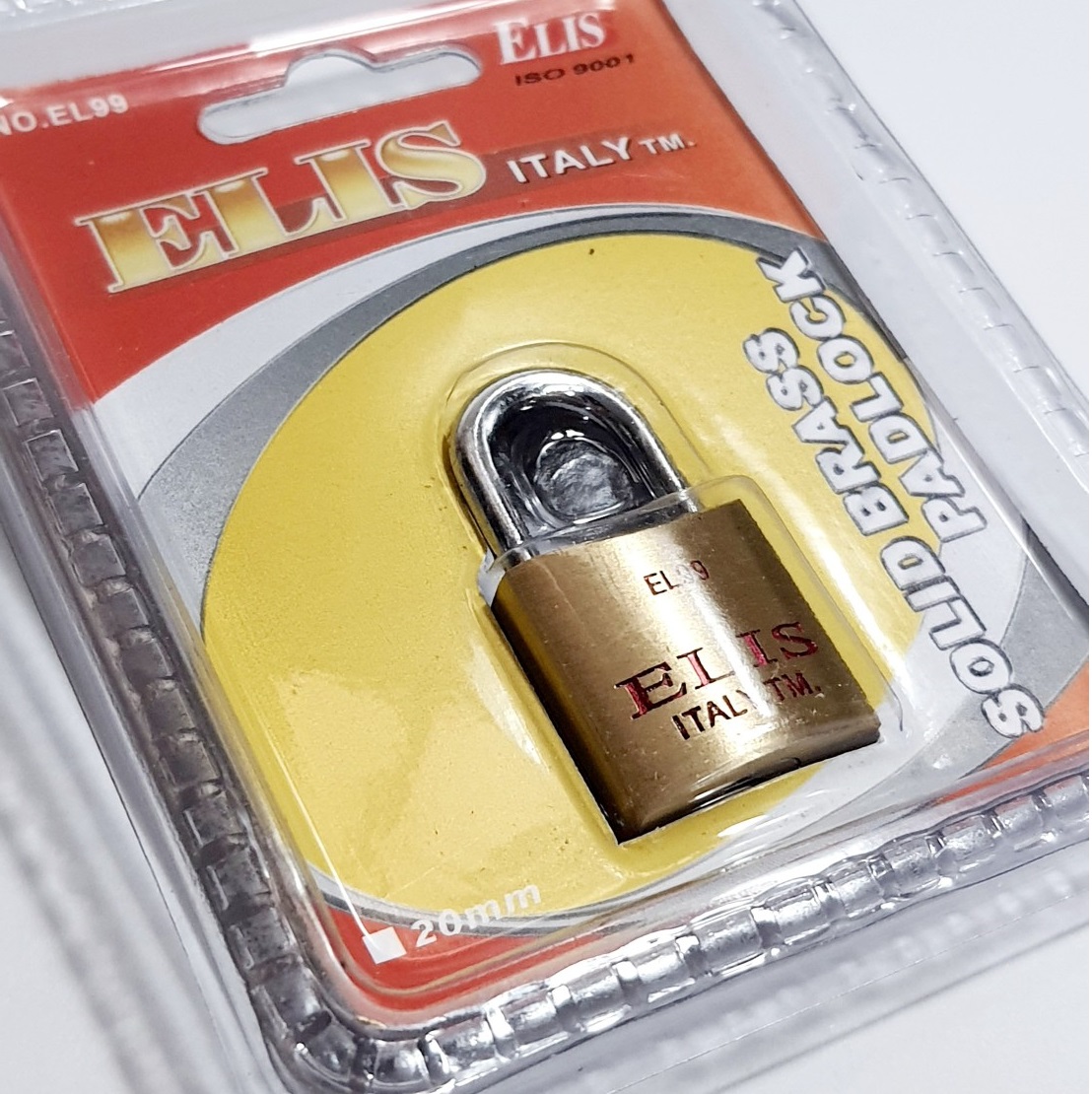 Ổ khóa Mini khóa vali cửa tủ túi xách Elis 20mm Solid Brass Padlock