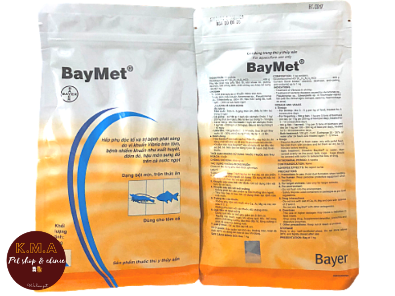 BAYMET  - SẢN PHẨM SỬ DỤNG CHO TÔM, CÁ (GÓI 1KG)