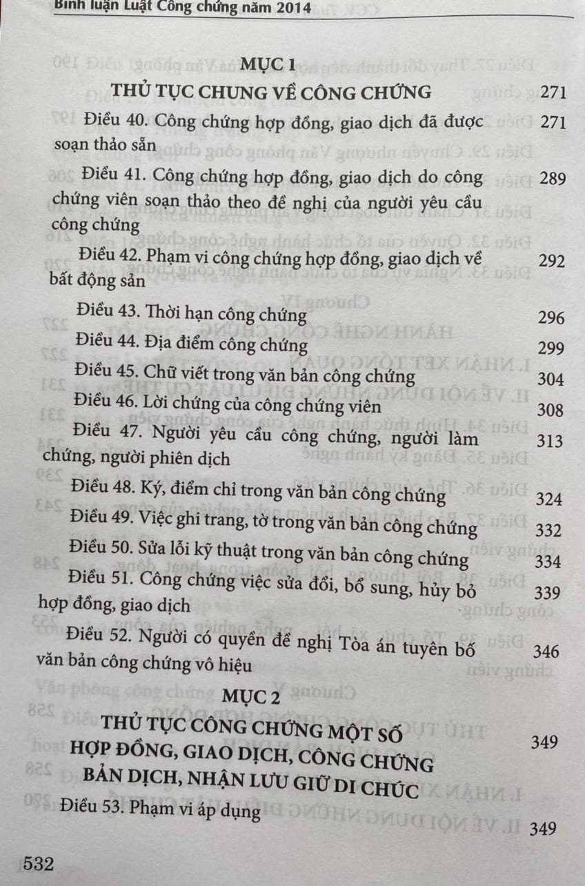 Bình Luận Bộ Luật Công Chứng 2014