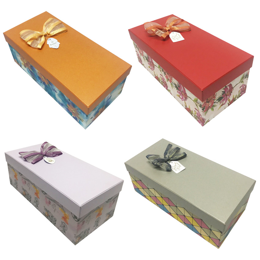 Hộp quà chữ nhật phượng hoàng c123 - 31 x 15 x 12 cm - giao mẫu ngẫu nhiên