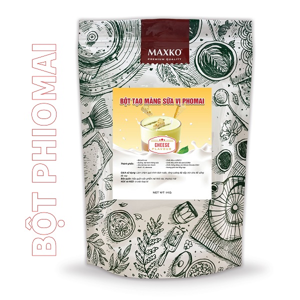 Bột tạo màng sữa vị phomai, túi 1KG