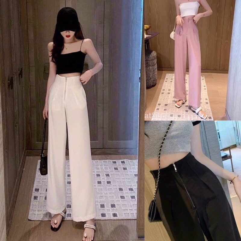 quần culotes cạp liền xuốt eo nhiều màu siêu hot